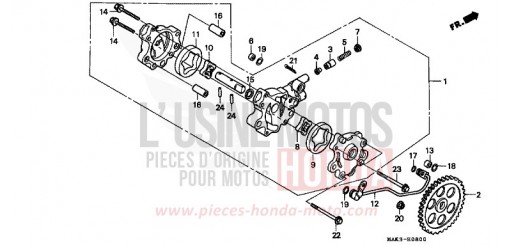 OIL PUMP SLR650V de 1997